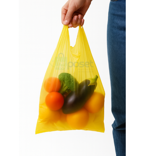 Sarı Orijinal Market Atlet Poşet Büyük Boy 1 Kg